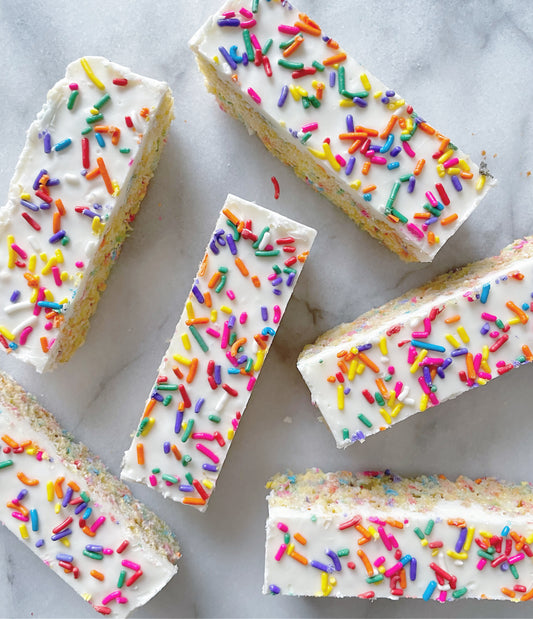 Cake Batter Rice Krispie Treat Box