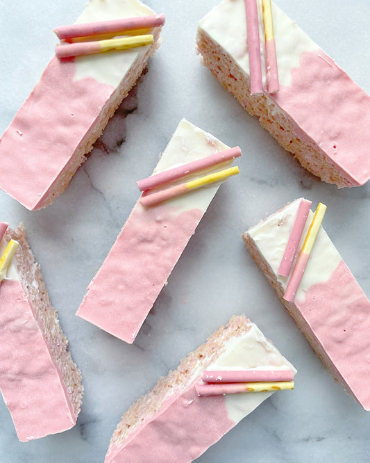 Strawberry Pocky Rice Krispie Treat Box